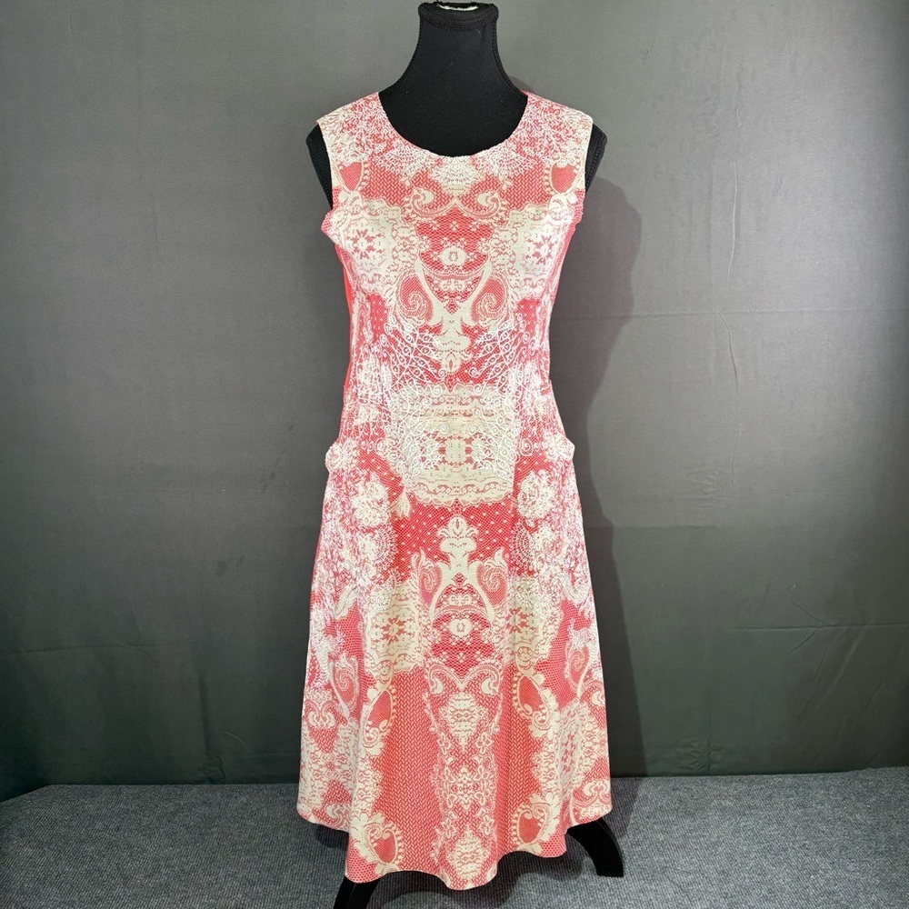 Desigual Dress Women’s Small Artsy Boho Fit and Flare Midi Sleeveless Romantic